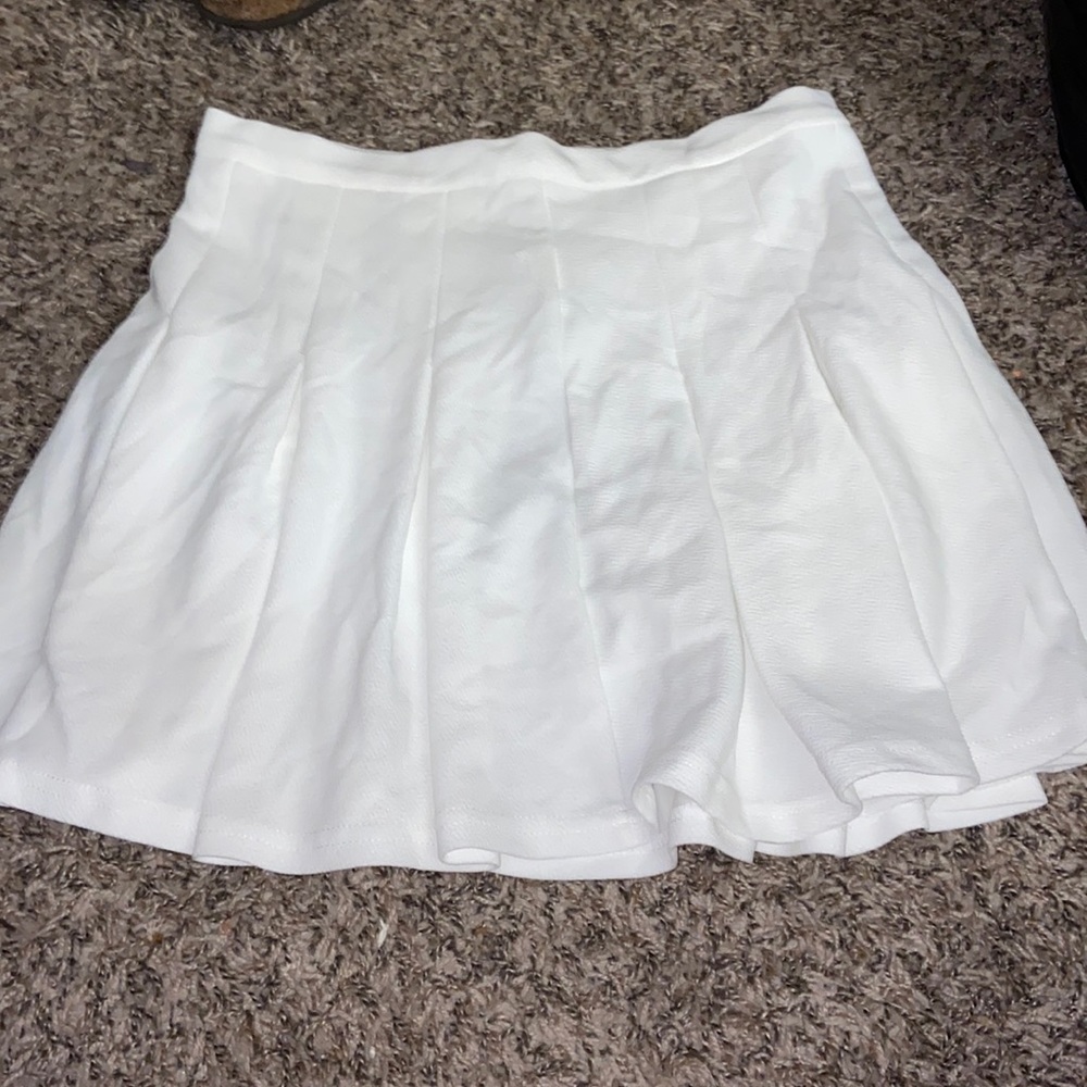 White skate skirt